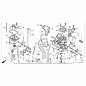 Схема вузла: Карбюратор для Honda CRF450 CRF450X