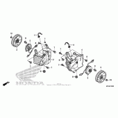 Схема узла: Ветилятор для Honda GL1800 Gold Wing