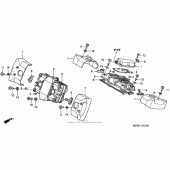 Схема узла: Клапанная крышка для Honda VF750 Magna