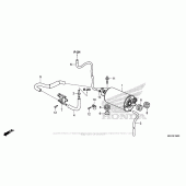 Схема вузла: Система вентиляції бака для Honda CB1100
