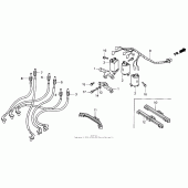 Схема вузла: Котушка запалювання для Honda GL1500 Gold Wing Aspencade