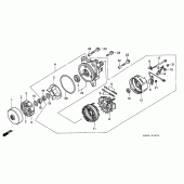 Схема узла: Генератор для Honda GL1500 Gold Wing Aspencade