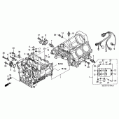 Схема узла: Картер двигателя для Honda ST1300 Pan-European