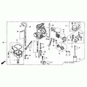 Схема вузла: Карбюратор для Honda XR400