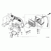 Схема вузла: Задній ліхтар (Стоп-сигнал) для Honda CMX250 Rebel