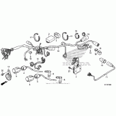 Схема вузла: Електрообладнання для Honda CMX250 Rebel