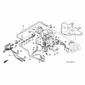 Схема вузла: Water pipe / thermostat для Honda GL1500 Gold Wing Special Edition