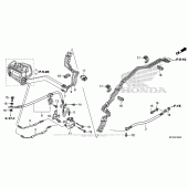 Схема вузла: Brake Line (2) для Honda VT1300 Stateline