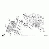Схема узла: Крышка генератора для Honda VFR1200 VFR