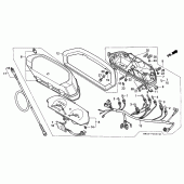 Схема вузла: Панель приладів для Honda NX250