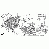Схема вузла: Картер двигуна для Honda CBR1000 CBR1000RR (ABS) Fireblade