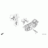 Схема вузла: Дросельна заслонка (COMPONENT PARTS) для Honda XL1000V Varadero