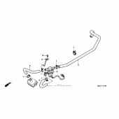 Схема вузла: Система індукції повітря для Honda VFR800 Interceptor