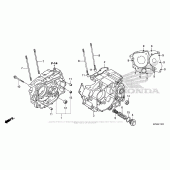 Схема вузла: Картер двигуна для Honda CRF230 CRF230F
