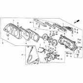 Схема вузла: St1100 meters для Honda ST1100 Pan-European