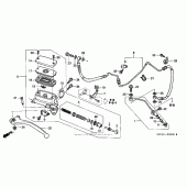 Схема узла: Цилиндр сцепления для Honda ST1300 Pan-European