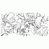 Схема вузла: Cowling comp для Honda CBF1000