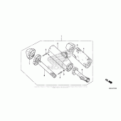 Схема вузла: Вихлопна система для Honda CRF150 CRF150RB