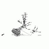 Схема вузла: Термостат для Honda CBR600 CBR600RR