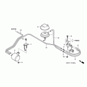 Схема вузла: Система індукції повітря (VTR1000SP 2/3/4/5/6) для Honda VTR1000 VTR SP-2