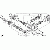 Схема вузла: Cross shaft для Honda VT1100 Shadow ACE Tour