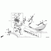 Схема вузла: Циліндр зчеплення для Honda GL1800 Gold Wing