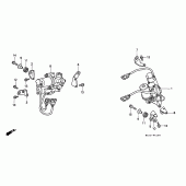 Схема узла: Abs modulator (ST1100AS) для Honda ST1100 Pan-European