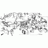 Схема узла: Wire harness (vt750c2f/c2b) для Honda VT750 Shadow Phantom