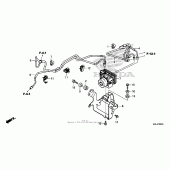 Схема вузла: Abs modulator для Honda NC700