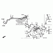 Схема вузла: Brake hose для Honda VFR1200 VFR