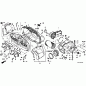 Схема узла: Воздушный фильтр для Honda CB1100