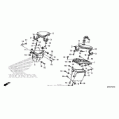 Схема узла: Cowl pocket для Honda ST1300 Pan-European