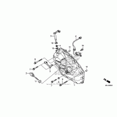 Схема вузла: Right crankcase cover (1) для Honda NC700