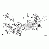 Схема вузла: Wire harness (cbr250ra) для Honda CBR250