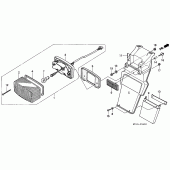 Схема вузла: Задній ліхтар (Стоп-сигнал) для Honda XRV750 Africa Twin