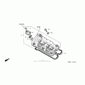 Схема вузла: Клапанна кришка для Honda CB600F 599