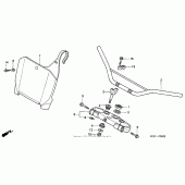 Схема узла: Руль для Honda CR250