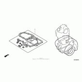 Схема вузла: Комплект прокладок В для Honda CRF250 CRF250L