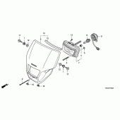 Схема вузла: Фара для Honda CRF250 CRF250X