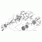 Схема вузла: Генератор для Honda GL1500 F6C