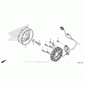 Схема вузла: Генератор для Honda CBR1000 CBR1000RR Fireblade