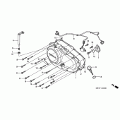 Схема вузла: Права кришка картера для Honda CBF500