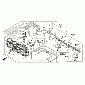 Схема узла: Дроссельная заслонка для Honda CBR600 CBR600RR