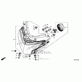Схема вузла: Фара для Honda CTX700