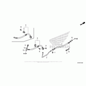 Схема вузла: Brake Line (1) для Honda VT1300 Stateline