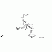 Схема вузла: Педаль (Лапка) для Honda NX650 Dominator