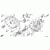 Схема вузла: Front Cover + Transmission Cover для Honda GL1800 Gold Wing F6B Bagger