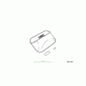 Схема узла: Saddlebag lid organizer (w/gl logo) для Honda GL1800 Gold Wing