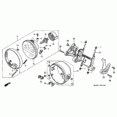 Схема вузла: Фара для Honda CB900 919
