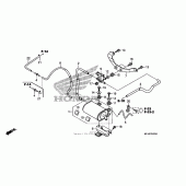 Схема вузла: Evap canister (cbr600rr) для Honda CBR600 CBR600RR